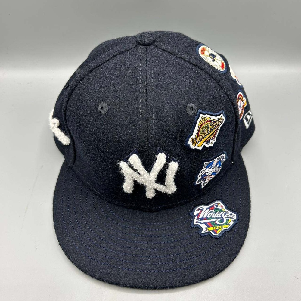 New York Yankees MLB Hat Men 7 1/4 World Series 59Fifty New Era Myfitteds Cap
